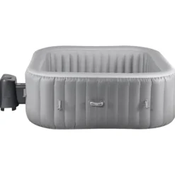 Oppusteligt Spa, 4-6 Personer, 1850 x 660 mm, Firkantet Bærbar, Udendørs Brug, Robust Og Komfortabel