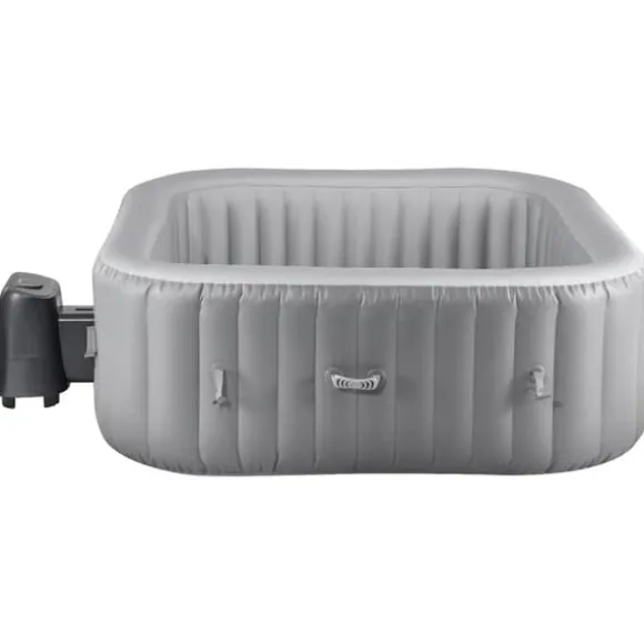Oppusteligt Spa, 4-6 Personer, 1850 x 660 mm, Firkantet Bærbar, Udendørs Brug, Robust Og Komfortabel