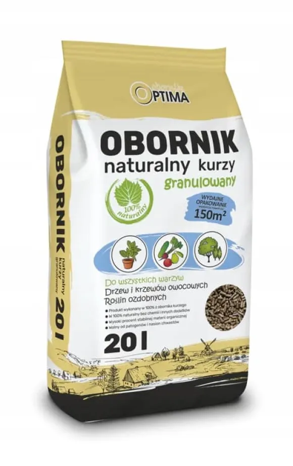 Optima Granuleret Kyllingegødning 20l Naturlig ØKO-gødning Biovita