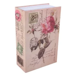 Ordbog Bog Hemmelig Sikkerhedsboks Penge Kontanter Smykker Låseboks (Rose Dagbogstype)