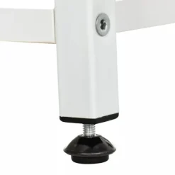 Outsunny Blomsterstander Mellemrumsholder Hylder Hvid Stål 7 Niveauer Indendørs Udendørs 65x23x94.5cm