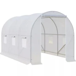 Outsunny Drivhus 350x200x200cm Foliedrivhus, Plantehus, Folie til haven