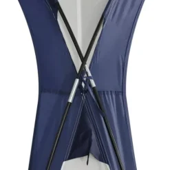 Outsunny Have / Camping Telt - Vandtæt Polyester, Glasfiberramme - Cremhvid/Blå 3,5x3,5x2,3m
