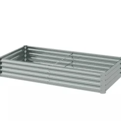 Outsunny højbed af stål, vejrbestandigt plantebed 180x90x30 cm
