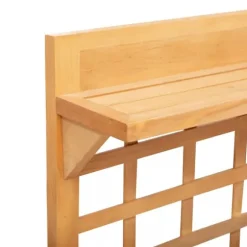 Outsunny Plantebord i Grantrback, Brun, 105x40x135 cm