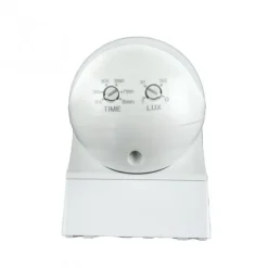 Overflademonteret bevægelsessensor hvid 180 grader PIR CP-4B EC20324 ECO