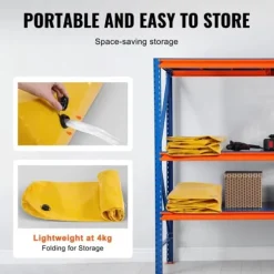 Oversvømmelsesbarrierer, sandbags alternative, 4-pak, effektive til hjemmet, døråbninger og indkørsler (4FTx6in)