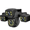 Overvågningskamera, 15MP Ultra HD, Smart Bevægelsesdetektion,1Pcs Wifi Kamera, EU Stik