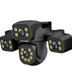 Overvågningskamera, 15MP Ultra HD, Smart Bevægelsesdetektion,1Pcs Wifi Kamera, EU Stik