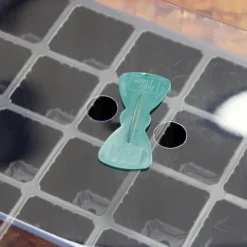 3-pak 24 celler frøplantebakke plastik blomsterhave planteskolepotte plantebakke sæt med låg have vækstkasse