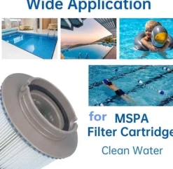 2-Pak - Poolfilter til MSPA oppustelige pools FD2089 - Poolfilter
