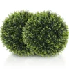 2-pak kunstig ceder 45 cm med potte, dekorative planter til hjem & have