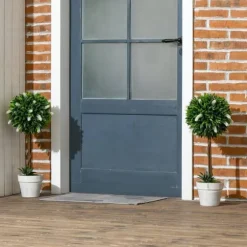 2-pak kunstig lavendel 60 cm med potte, realistisk kunstblomst til hjem & have