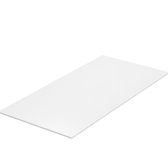 15-pak polycarbonat drivhuspaneler 2x4', 0,24'' tykkelse, UV-beskyttelse, holdbare tagplader til drivhus.