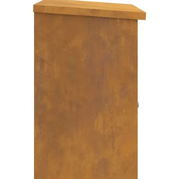 Pakke drop boks i rustfrit stål - Sikker og stilfuld postløsning | Størrelse: 44 x 35 x 59 cm