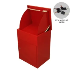 Pakkeboks Postkasse Rød | MonsterShop