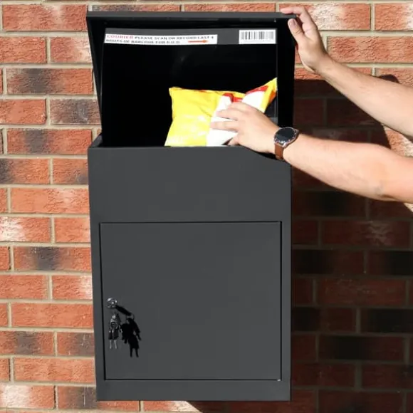 Pakkeboks Postkasse Sort | MonsterShop