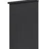 Pakkeleveringsboks, 44x35x58,3 cm, Sort, Galvaniseret stål