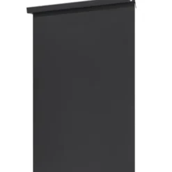 Pakkeleveringsboks, 44x35x58,3 cm, Sort, Galvaniseret stål