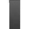 Pakkepostkasse, 41,1x40,1x111,8 cm, Sort, Galvaniseret stål