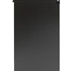 Pakkepostkasse, 39,1x26,9x52,1 cm, Sort, Galvaniseret stål