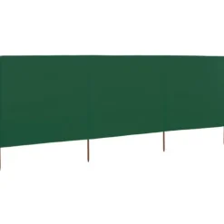 3-panelers foldbart læsejl 400x160 cm | Farve: Grøn