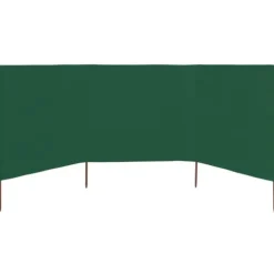 3-panelers foldbart læsejl 400x160 cm | Farve: Grøn