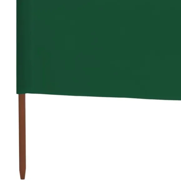 3-panelers foldbart læsejl 400x160 cm | Farve: Grøn