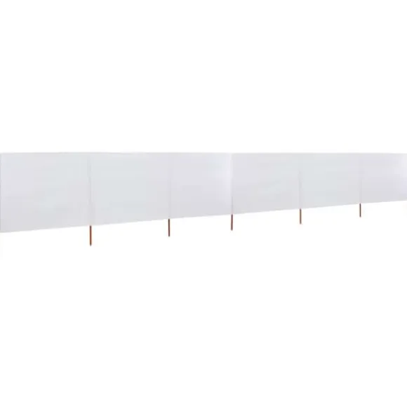 6-panels foldbart læsejl - UV-beskyttelse | Farve: Sandhvid | Størrelse: 800x160 cm