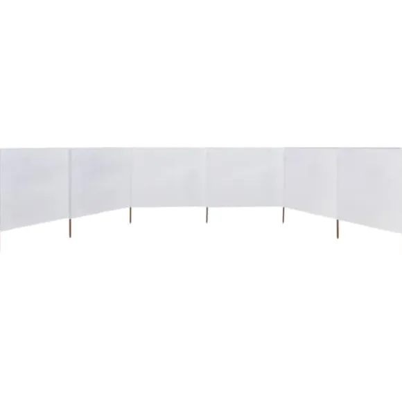 6-panels foldbart læsejl - UV-beskyttelse | Farve: Sandhvid | Størrelse: 800x160 cm
