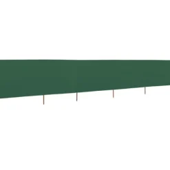 5-panels læsejl 600x160 cm stof grøn - Læsejl - Læskærm - Home & Living