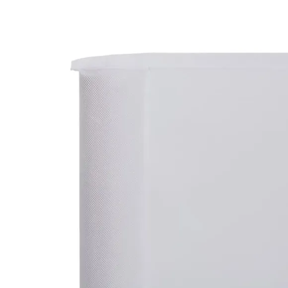 5-panels læsejl 600x120 cm stof sandhvid - Læsejl - Læskærm - Home & Living