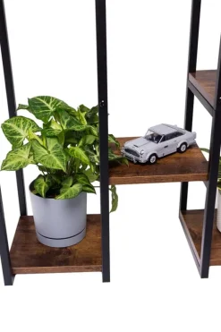 PANORAMA metal stående blomsterstativ til blomster og planter - 6-etagers VENGE