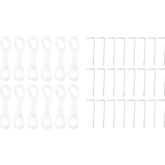 Party Tent - Utendørs Festtelt i Polyester og Stål | Farve: Blå og Hvid | Størrelse: 800x400x266 cm