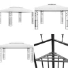 Pavillon med dobbelttag 3x4 m hvid - Pavillon - Pavilloner - Home & Living