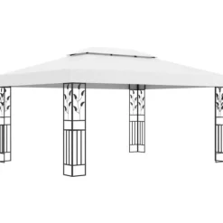 Pavillon med dobbelttag 3x4 m hvid - Pavillon - Pavilloner - Home & Living