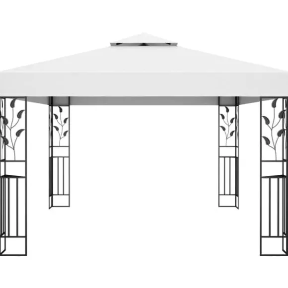 Pavillon med dobbelttag 3x4 m hvid - Pavillon - Pavilloner - Home & Living