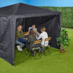 Pavillon sidepaneler, 200x300 cm, grå