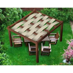 Pavillon vandtæt bælte 0,5x5 Grå