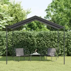 Pavillon 3x3 m stål og stof antracitgrå - Pavillon - Pavilloner - Home & Living