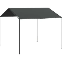Pavillon 3x3 m stål og stof antracitgrå - Pavillon - Pavilloner - Home & Living