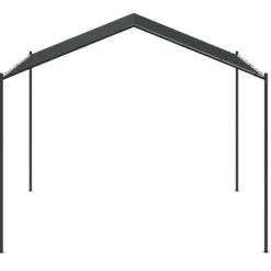 Pavillon 3x3 m stål og stof antracitgrå - Pavillon - Pavilloner - Home & Living