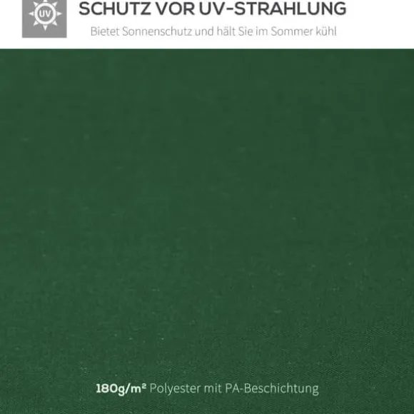 Pavillontag 3x3 m, erstatningstag i polyester, vandafvisende, kulgrå