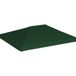 Pavillontopdække 310 g/m² - Holdbart og vandresistent | Farve: Grøn | Størrelse: 4 x 3 m