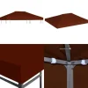 Pavillontopdække 310 g/m² 3 x 4 m terracotta - Pavillontopdække - Pavillontopdækker - Home & Living