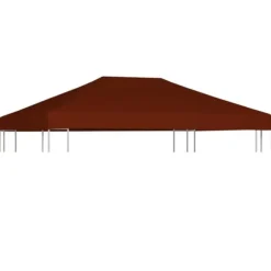 Pavillontopdække 310 g/m² 3 x 4 m terracotta - Pavillontopdække - Pavillontopdækker - Home & Living