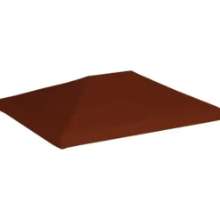 Pavillontopdække 310 g/m² 3 x 4 m terracotta - Pavillontopdække - Pavillontopdækker - Home & Living