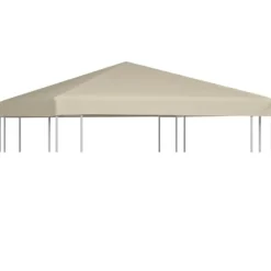 Pavillontopdække 310 g/m² 3x3 m beige - Pavillontopdække - Pavillontopdækker - Home & Living