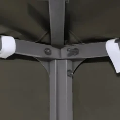 Pavillontopdække 2-lags 3x3 m - Vandafvisende baldakin | Farve: Gråbrun | 310 g/m²