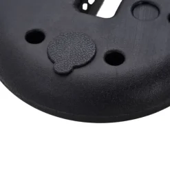 Pavillonvægt, fyldbar op til 5 kg, HDPE, sort, Ø25x6 cm